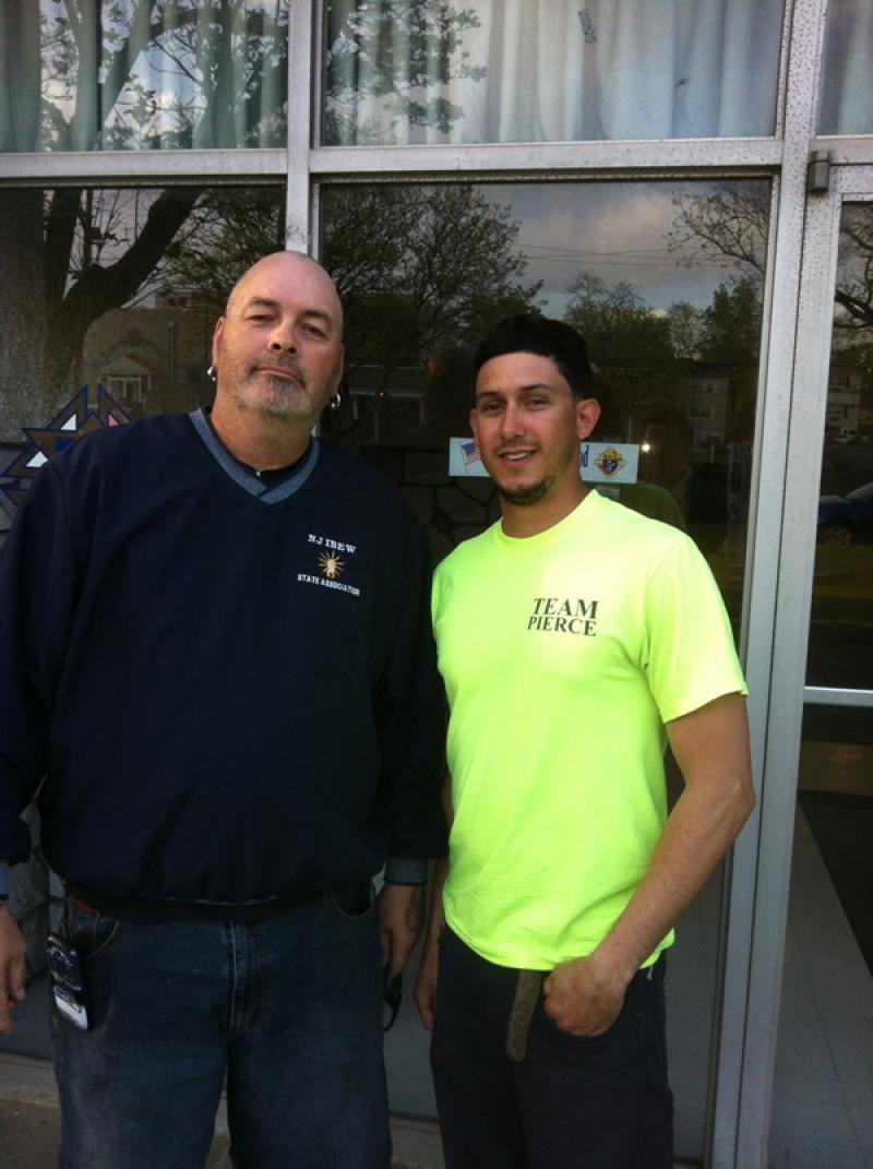 Moe Hufsey and Oscar Renaldo of Local 94